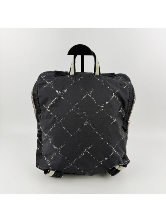 Chanel New Travel Line Backpack Nylon Black Vintage main image 12
